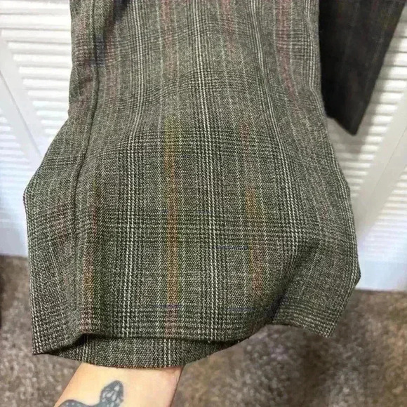 Zac And Rachel Women’s Plaid Dress Pants Brown Size 6 - Picture 4 of 5